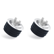2pcs 3 Inch Sewer Cleanout Cap, Practical Expansion Pipe Plug Sewer Pipe Plug Sewer Cleanout Cover Mechanical Test Plug