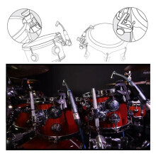 4X BETA98AMP Instrument Microphone Beta 98amp Cardioid Condenser Instrument Percussion Drum Microphone