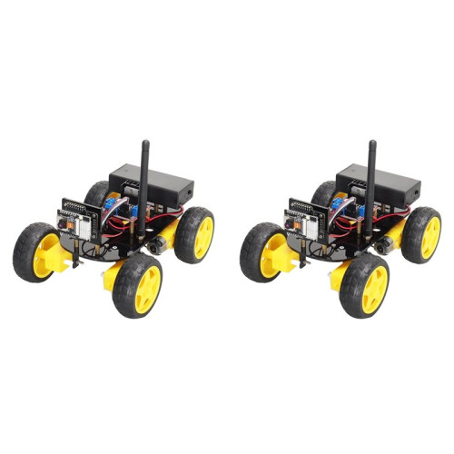 2X 4WD  Robot Car ESP32 Camera Wifi Automation Kit for  Programming ESP Robot with Antenna