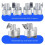 2X Wall-Mounted Bracket Face Recognition Machines Access Control Multi-Angle Adjustment Universal Aluminum Alloy Base 8