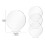 16Pcs Clear Acrylic Sheet Round Panel Thick (4mm) Plastic Acrylic Board for LED Light Base,Sign,DIY Display Projects 8