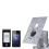 2X Wall-Mounted Bracket Face Recognition Machines Access Control Multi-Angle Adjustment Universal Aluminum Alloy Base 9