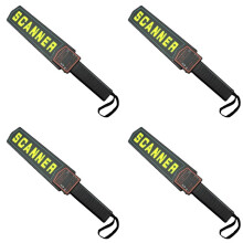 4X Single Portable Scanner Charging Style Metal Detector Electronic Metallic Sound and Light Vibration