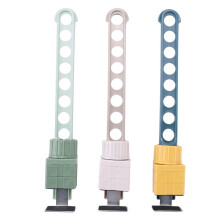 3 PièCes Cadre de FenêTre VêTements Suspendus Support Portable FenêTre IntéRieure 8 Trous SéChoir RéGlable Maison pour Porte-VêTements
