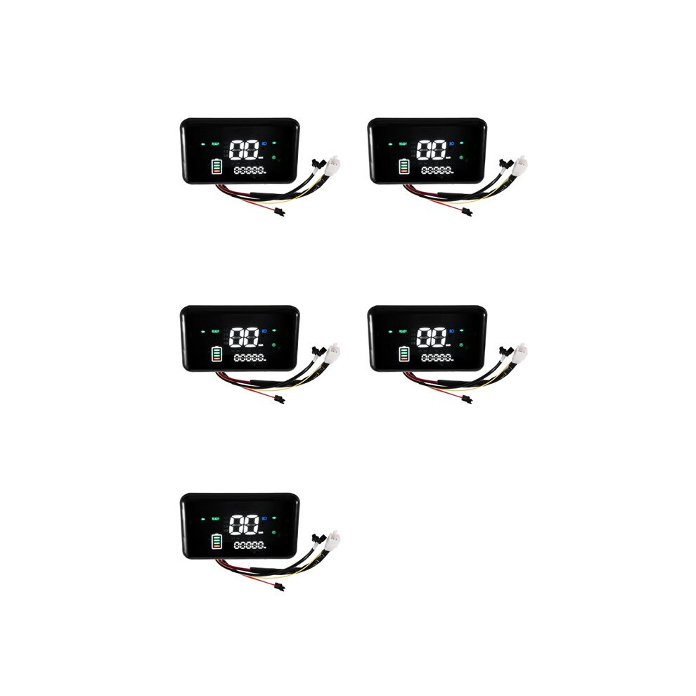 5X 48V-72V Colour Lcd Digital Speedometer For Electric Scooter Bicycle E-Bike Black 6031024894911