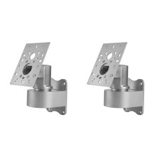 2X Wall-Mounted Bracket Face Recognition Machines Access Control Multi-Angle Adjustment Universal Aluminum Alloy Base
