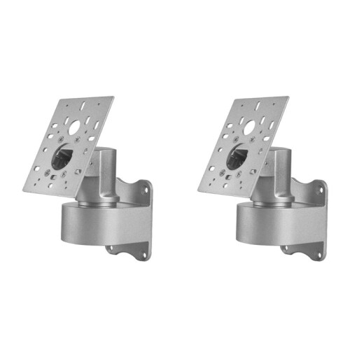 2X Wall-Mounted Bracket Face Recognition Machines Access Control Multi-Angle Adjustment Universal Aluminum Alloy Base