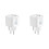 2X Matter WiFi  Socket 16A Wifi  Plug met Stroombewaking APP Afstandsbediening Werkt met Alexa  EU Plug 1