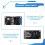 2X Módulo Dimmer CA Módulo Dimmer de Lâmpada CA e Motor 1 Canal 3,3 V/5 V Lógica 4 8 A-400 V 7