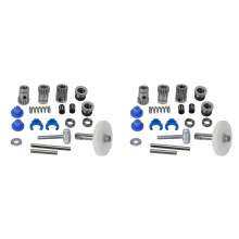 2X Dual Driver Gear Kit Upgrade Extrusion Wheel Feeding Gear for Prusa I3 Printer Gear for Bowden Extruder 3D Printer