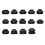 28PCS Tie Rod Boot, Tie Rod End Boot, Rubber Dust Cap Tie Rod End Kit,  Joint Boot Replacement for Most Vehicle 2