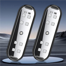 4Pcs Car Door Warning Light LED Colorful Anti-Rear-End Light Auto Door Opening Safety Light Auto Open Door Lights