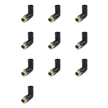 10Pcs 3Pin XLR Angle Adapter Adjustable Male to Female Right Angle XLR Adapter XLR 90 Degree Adapter