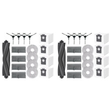 34 Pièces pour Aspirateur pour L40 Ultra AE/D20 Ultra / RLD31SE/ pour Mova E40 Ultra: Brosse Principale, Filtre, Serpillière et Sac à Poussière