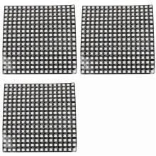 3X WS2812 RGB LED Matrix Panel Individually Addressable Flexible for Video Display, DC5V (16x16)
