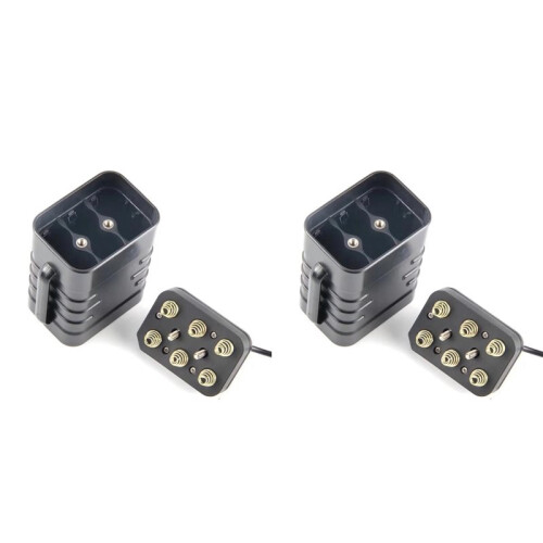2X 12V 6X18650 Battery Box LED Light Battery Holder with Cable USB/ Dual Interface Waterproof Battery Box