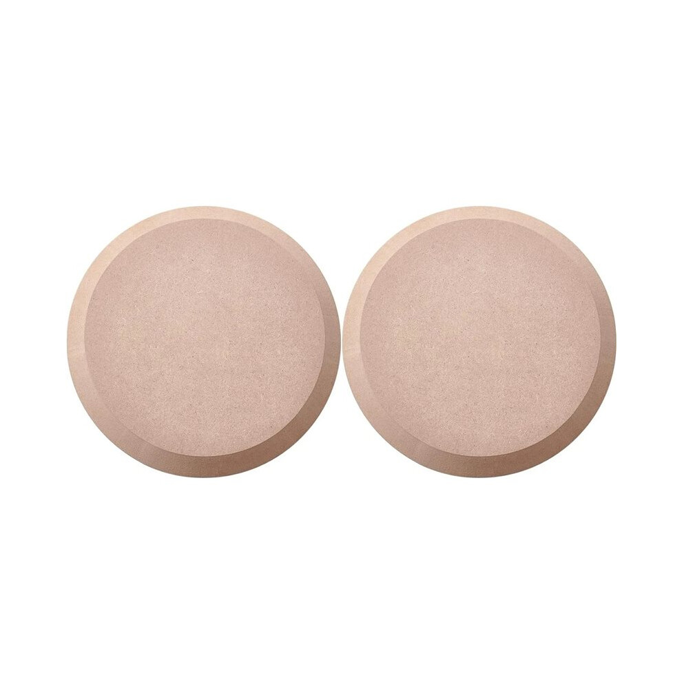 2X Round Pottery Tools Ceramic Plate Forming Mold Wooden Density Plate Printing Blank Stripping Mud Plate Forming Tool 4711345977648