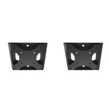 2X Support Mural Ultra-Fin pour Téléviseur, Compatible avec la Plupart des Écrans Plats LCD LED de 19 à 32 Pouces.