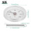 20 PCS 63mm Pipe Clip- Dial Thermometer Temperature Round Plate Gauge with Spring,Range 0-120, Aluminum Case 8