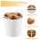 Kitchen Cutlery Organizer Knife Stand Storage Holder Separate Spoon Fork Chopstick Kitchenware Cooking Tool Bucket White 2