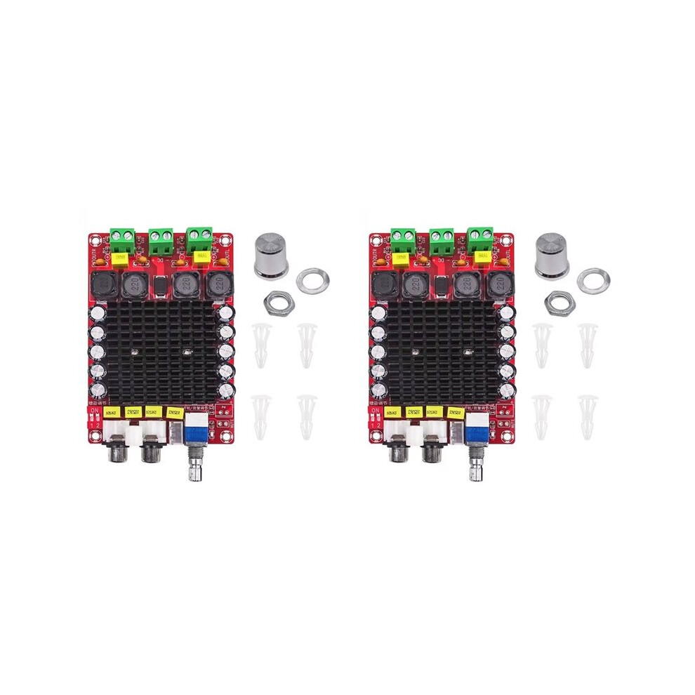 2X Xh-M510 Tda7498 High-Power Digital Power Amplifier Board 2X100w Car Amplifier 14-34V 6033939209545