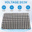 3X WS2812 RGB LED Matrix Panel Individually Addressable Flexible for Video Display, DC5V (16x16) 6