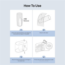 4x Cartouche de Déminéralisation pour Humidificateurs, Compatible avec les Humidificateurs Dreo HM311/311S/524/524S, Prévient L'Accumulation de