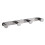 Towel Hook Stainless Steel, Robe Hook Wall Mount Drilled, Coat Hook Wall Hook Drilling,Door Hook Silver 4 Hook 1
