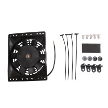 Ventole di Raffreddamento del Radiatore da 6 Pollici Slim 650CFM Ventola Elettrica di Ricambio Diretta Universale da 12V 80W con Kit di Montaggio