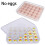 Egg Container, Refrigerator Deviled Egg Tray Carrier with Lid for 60 Eggs - Plastic Fridge Stackable Portable 2 Pack 2