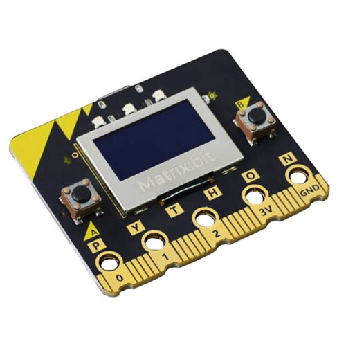 2X Matrix: Bit Development Board ESP32 0.96Inch OLED 2.4G Radio/WIFI/BLE  C++/Python/Mind+Graphical Programming 1