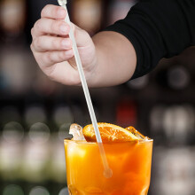 20 PièCes SéRies Agitateurs de Boissons Tropicales Agitateurs de Boissons à Cocktails Barre de Mixage de 9 Pouces avec des Motifs de Verre à Vin,