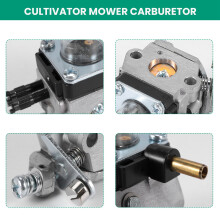 Carburetor with Air Filter Repower Kit for 2-Cycle Mantis 7222 7222E 7222M 7225 7230 7234 7240 7920 7924 Tiller/Cultivator