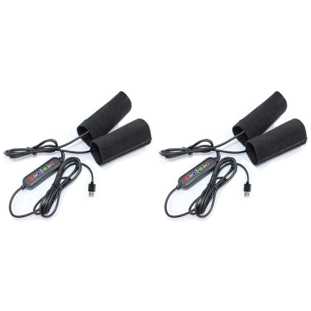2Pcs Motorcycle Heated Handlebar Cover 5V 2A Usb Electric Handle Cover 3 Gear Warmer Heated Handgrips Motorcycle Part 4711304834371