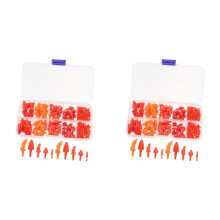 320 PCS Snow- Nose Set - DIY Carrot Nose for Snow- - Dolls & Christma- Decoration Accessories for