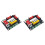 2X 300W 4 Way Crossover Audio Speaker Crossover Bass + Dual Midrange + Treble Frequency Divider 1