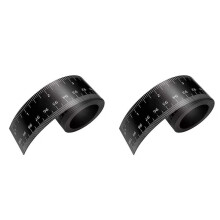 2 Pcs 100cm Magnetic Ruler Flexible Magnetic Ruler with Both Inches and Centimeters Magnet Measuring Tape
