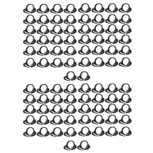 100PCS PE Pipe Clamp Φ16 Irrigation Pipe Fixed to Prevent Water Leakage Sprinkler Drip Pipe Accessories Fixed Snaps