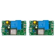 2X ESP32 Einkanal-Relaismodul AC220V Stromversorgung 30A WIFI Relaismodul Entwicklungsboard