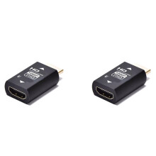 2X -Compatible Edid Emulator Passthrough Eliminated Adapter Work with to HD Video Splitters 1080