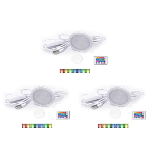 3X DIY Model for Led Lamp Kit,Bright Light -Efficient Custom Lighting Project Multicolor Led Light Parts
