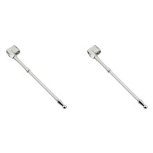 2X Motorcycle Flag Pole 15mm Hole Aluminum Alloy Flagpole Stand Flagpole Bracket for GL1800 2001-2017