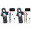 2X  DMC-100 Digital Clamp Meter 9999 Count TRMS Multimeter, 600A Curve Recording Rechargeable Amplifier Meter, 1