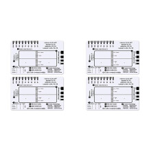 4pcs ECG 7 Step Ruler,ECG 7 Step Ruler for ECG/EKG Interpretation,ECG Reference Guide Ruler,EKG Calipers Measuring Tool