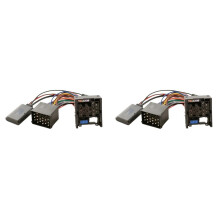 2X Car Audio Aux Adapter Receiver Radio 5.0 Module Aux Cable for E46 3 Series 2002-2006