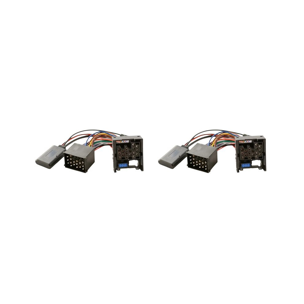 2X Car Audio Aux Adapter Receiver Radio 5.0 Module Aux Cable For E46 3 Series 2002-2006 6032564932743