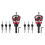 2X Countersink Drill Bit Set 6-Piece Countersink Wood Drill Bit with Depth Stop,Precision Drilling for Woodworking 1
