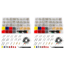 1938Pcs Automotive Pin Connectors Kit,28 Types Electrical Terminal Pins Connectors Kit Male&Female Wire Connector