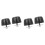 4 Pezzi di Paraurti In Gomma Nera per Cofano per   KJ71051BK 1