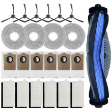 2 Set for M3 Robot Vacuum Cleaner Set, 1 Main Brush 6 HEPA Filter 4 Mop Pad 6 Dust Bag 6 Side Brush